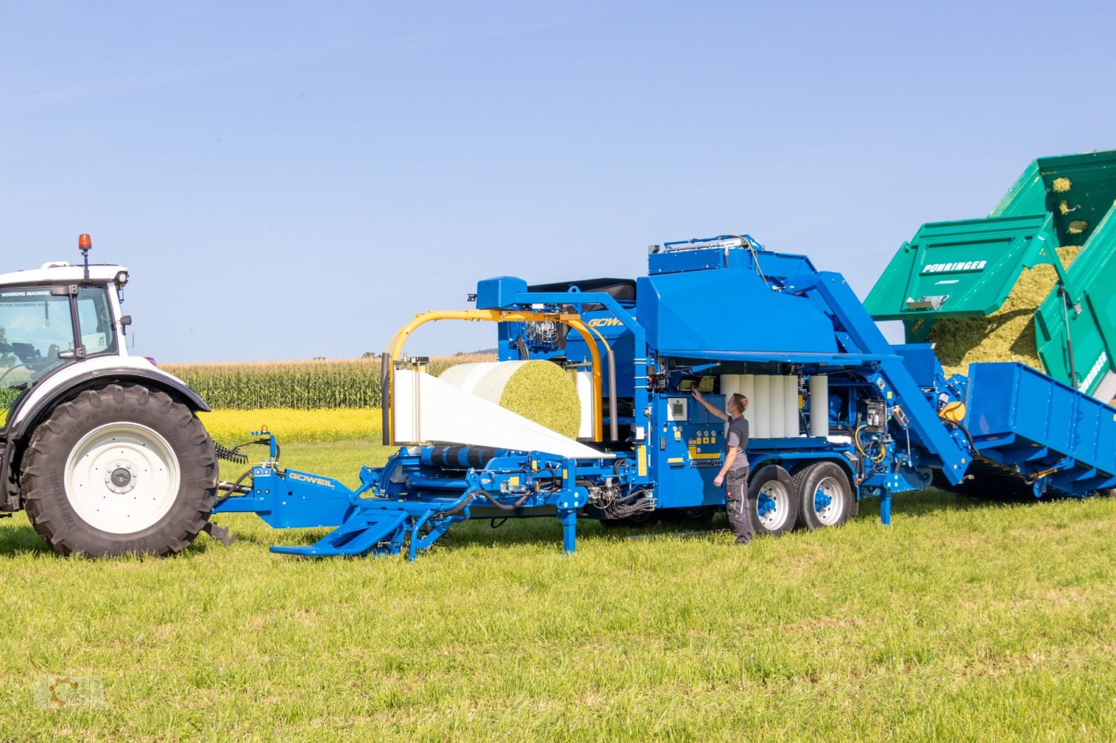 Press-/Wickelkombination tipa Göweil LT-Master F115 Maispresse Variable Ballengröße, Neumaschine u Tiefenbach (Slika 23)