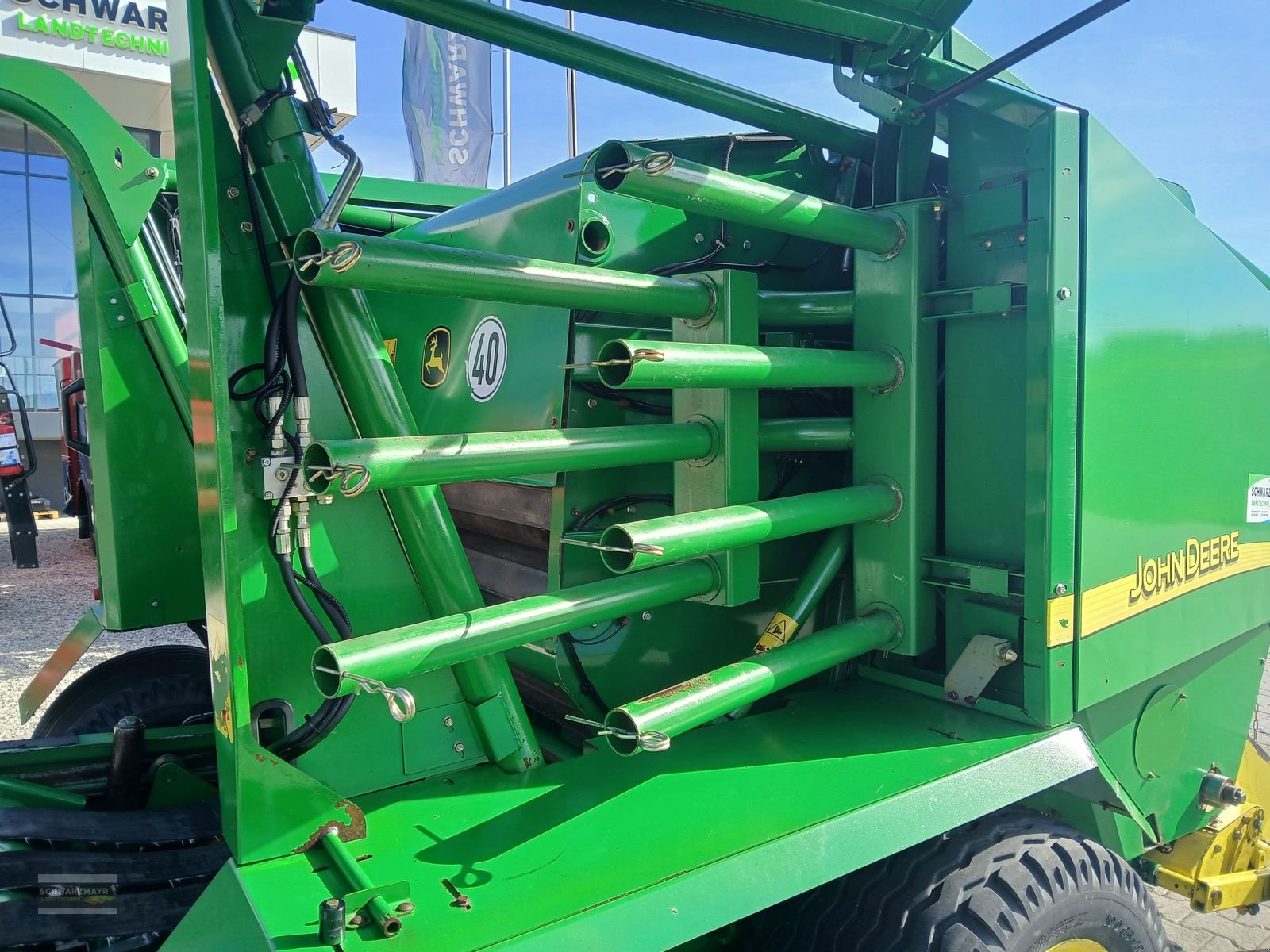 Press-/Wickelkombination of the type John Deere 678, Gebrauchtmaschine in Aurolzmünster (Picture 17)