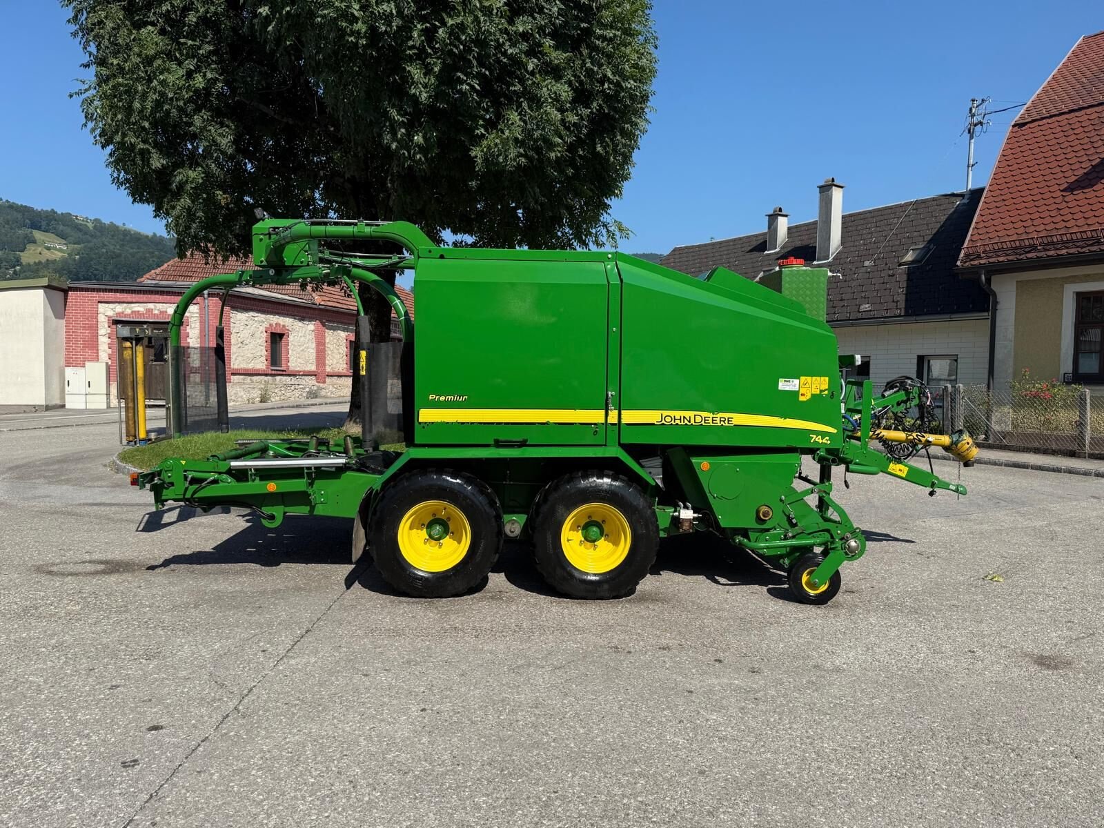 Press-/Wickelkombination от тип John Deere 744, Gebrauchtmaschine в Kirchdorf (Снимка 5)
