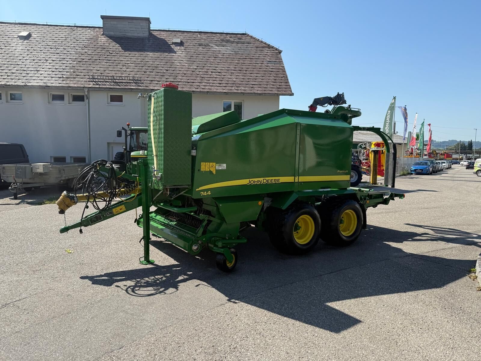 Press-/Wickelkombination от тип John Deere 744, Gebrauchtmaschine в Kirchdorf (Снимка 12)