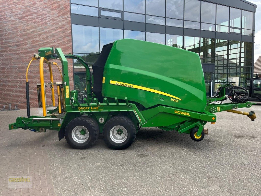 Press-/Wickelkombination del tipo John Deere 960 inkl. Göweil Wickeltisch, Gebrauchtmaschine In Ahaus (Immagine 4)