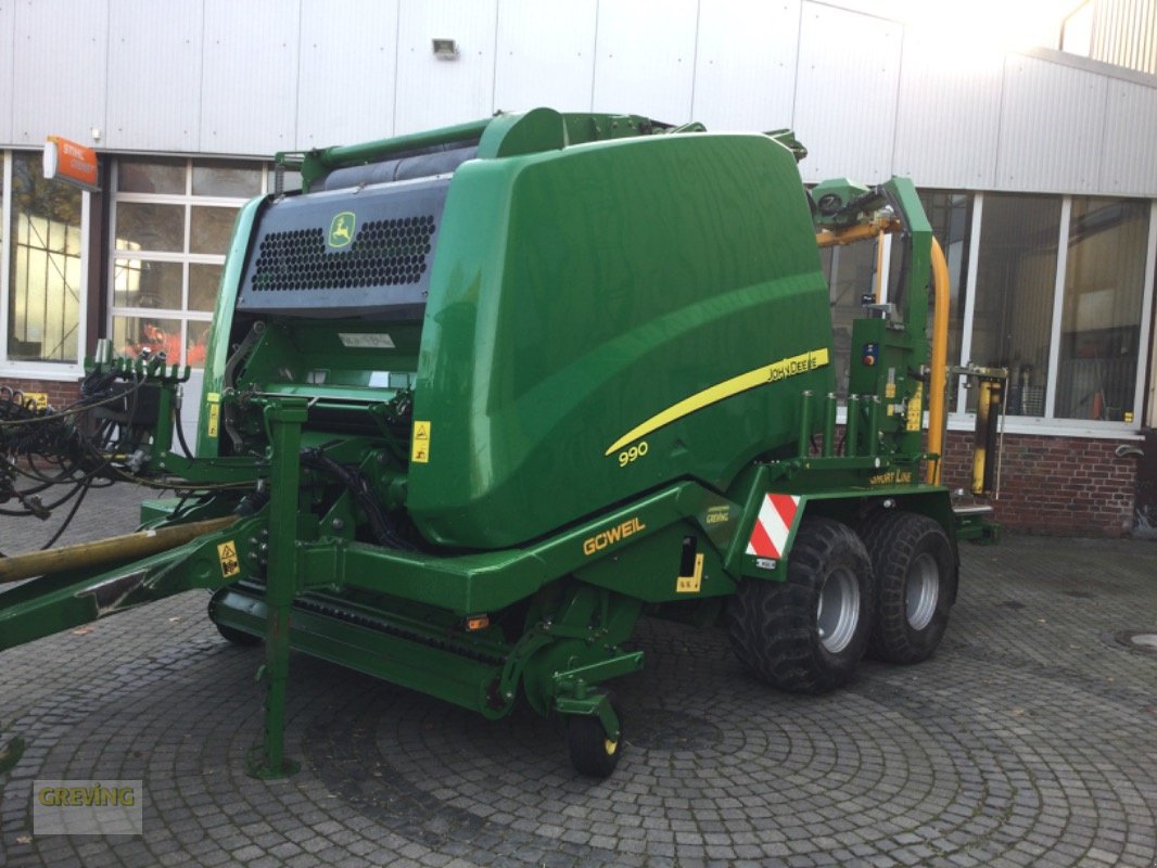 Press-/Wickelkombination des Typs John Deere 990 Premium mit Göweil Wickelkombination,, Gebrauchtmaschine in Greven (Bild 2)