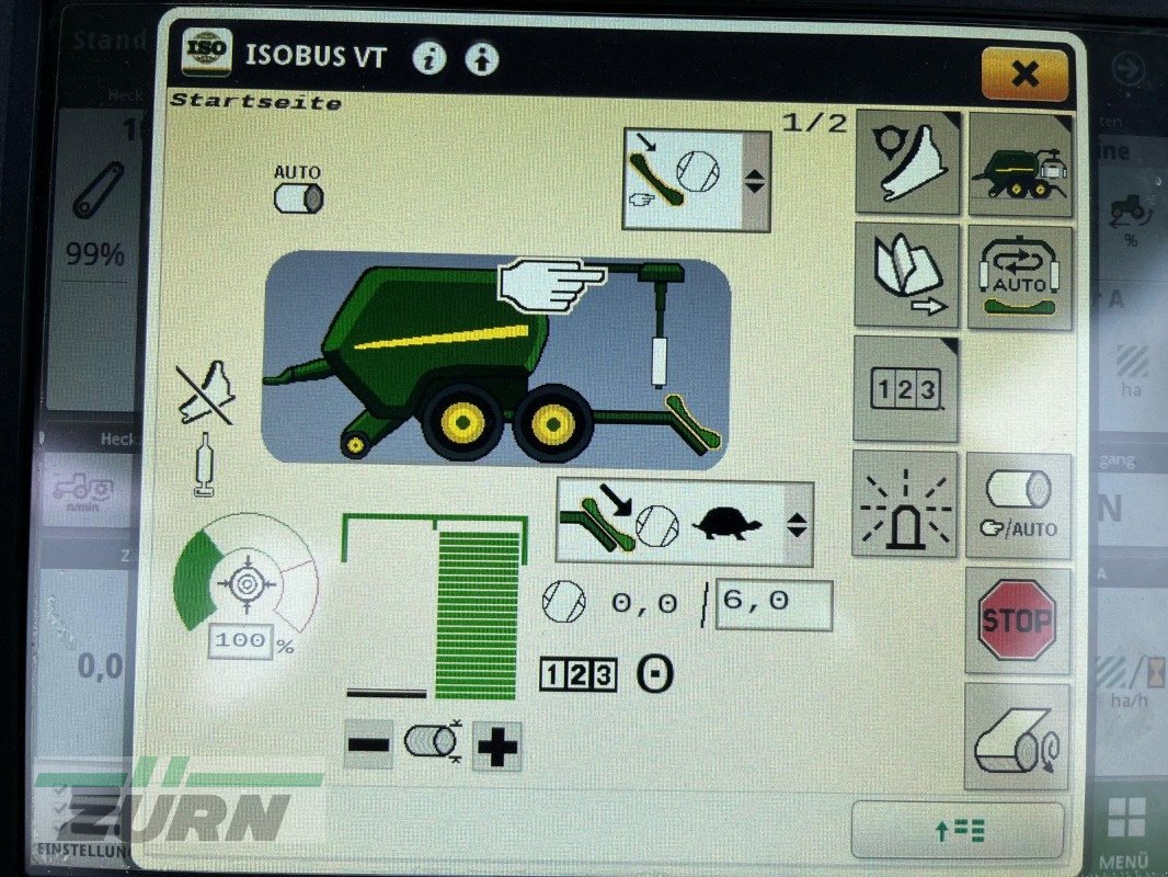 Press-/Wickelkombination of the type John Deere C441R mit Mantelfolienbindung, Gebrauchtmaschine in Holzgünz - Schwaighausen (Picture 21)