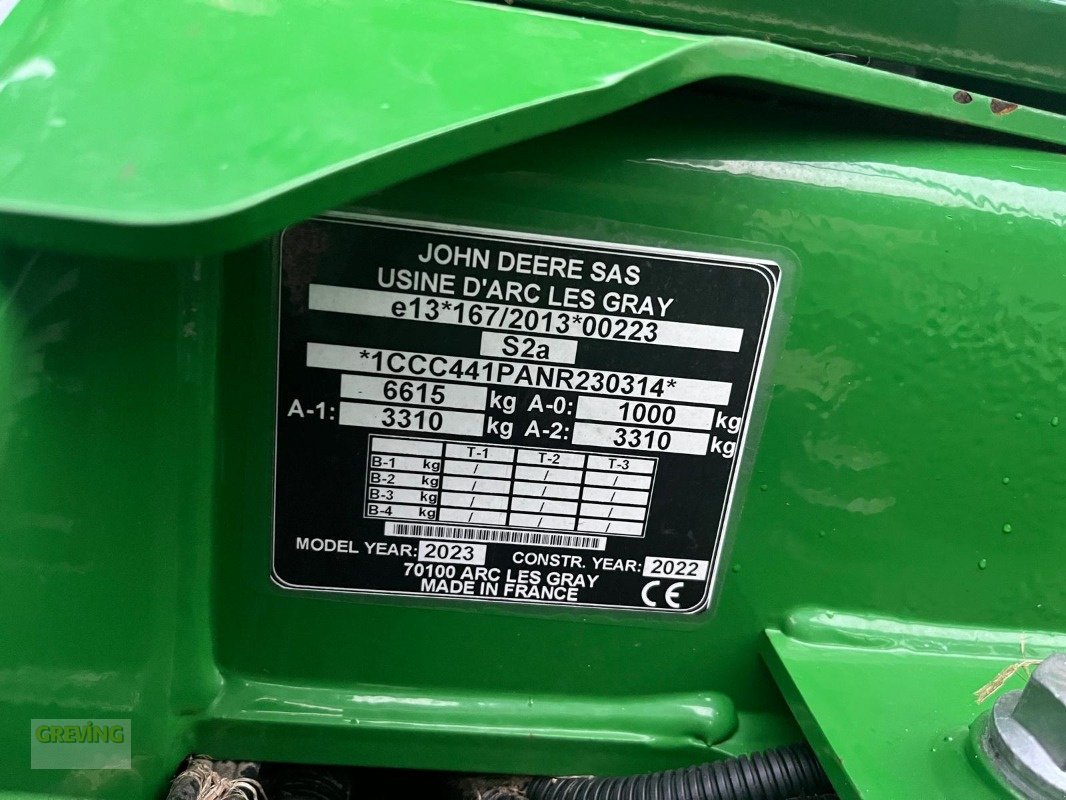 Press-/Wickelkombination Türe ait John Deere C441R, Gebrauchtmaschine içinde Ahaus (resim 13)