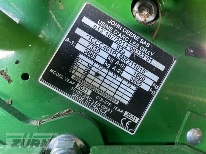 Press-/Wickelkombination des Typs John Deere C461R, Gebrauchtmaschine in Kanzach (Bild 7)
