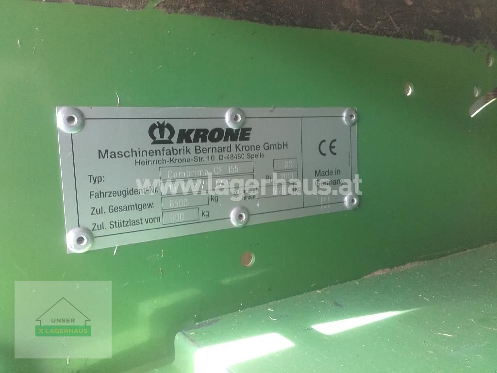 Press-/Wickelkombination of the type Krone CF 155 XC, Gebrauchtmaschine in Ottensheim (Picture 7)