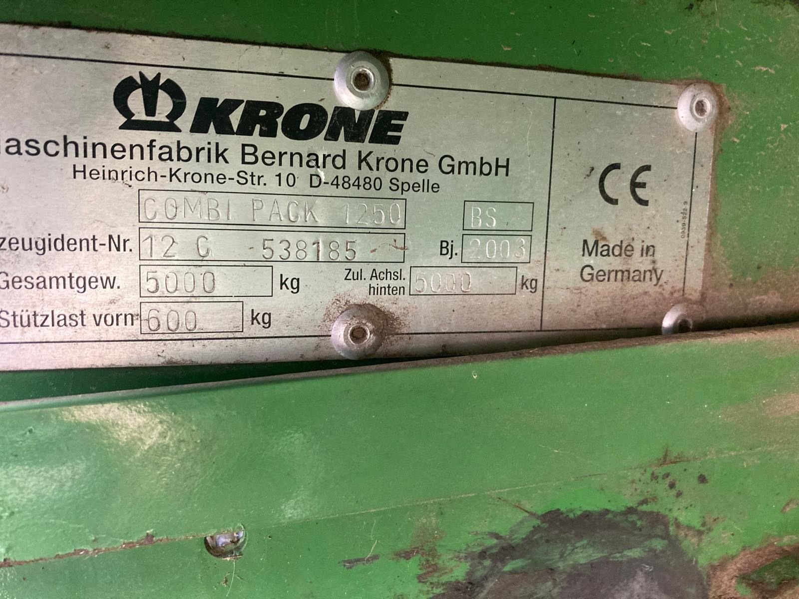 Press-/Wickelkombination a típus Krone Combi Pack 1250 MC, Gebrauchtmaschine ekkor: Hopfgarten (Kép 2)