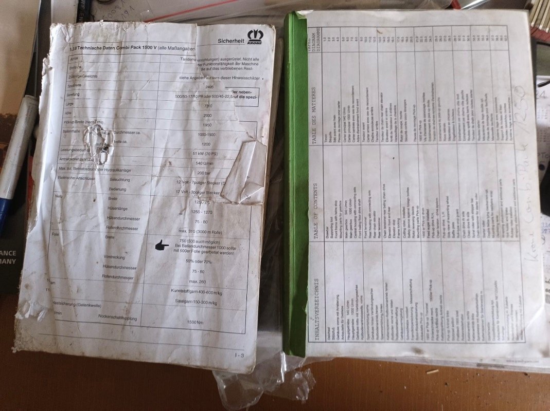 Press-/Wickelkombination Türe ait Krone CombiPack 1500, Gebrauchtmaschine içinde Liebenwalde (resim 4)