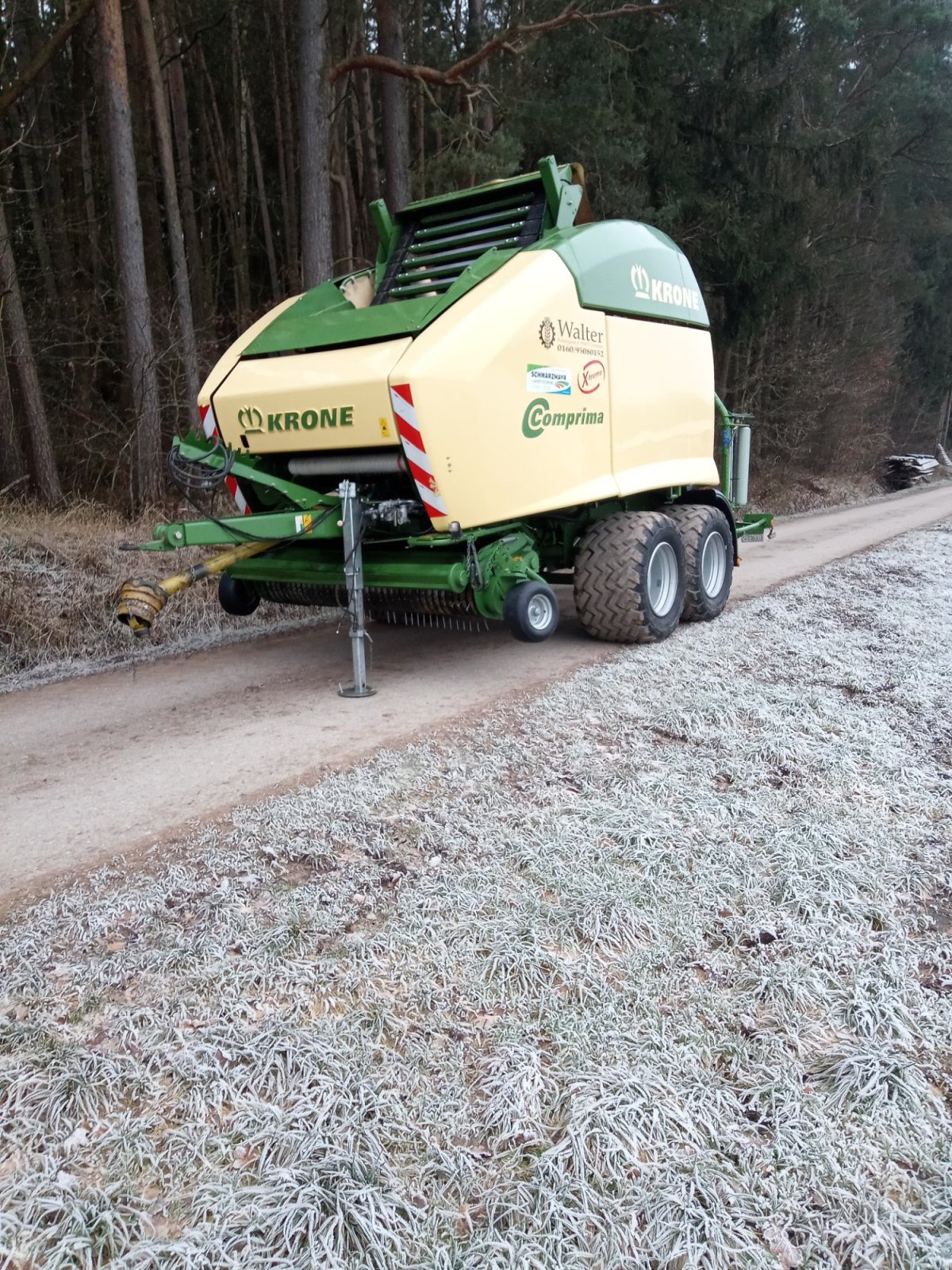 Press-/Wickelkombination Türe ait Krone Comprima CF 155 CX X-treme, Gebrauchtmaschine içinde Creußen (resim 3)