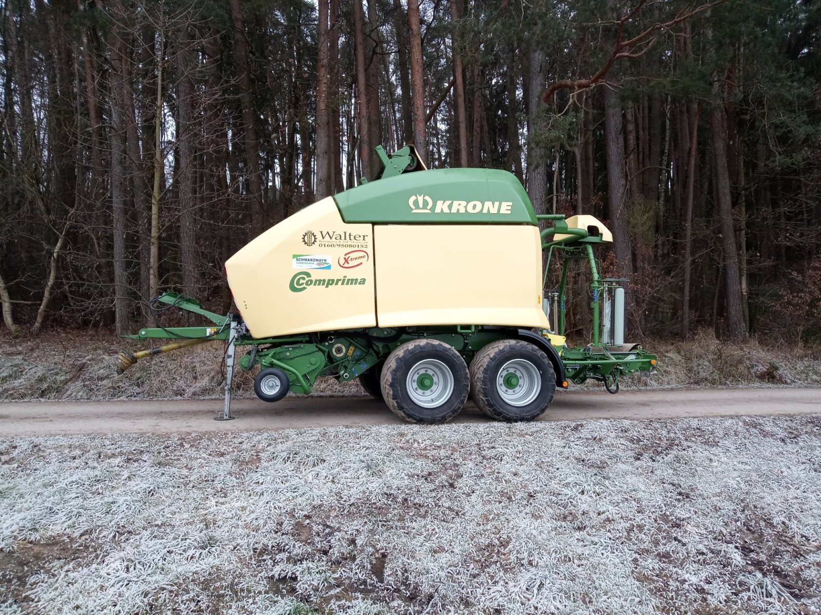 Press-/Wickelkombination Türe ait Krone Comprima CF 155 CX X-treme, Gebrauchtmaschine içinde Creußen (resim 1)