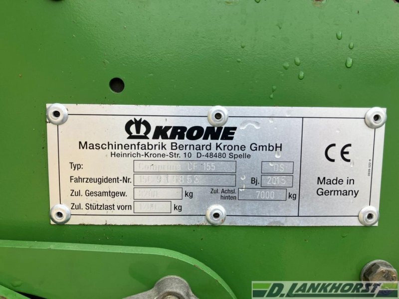Press-/Wickelkombination of the type Krone Comprima CF 155 XC X-treme, Gebrauchtmaschine in Emsbüren (Picture 7)
