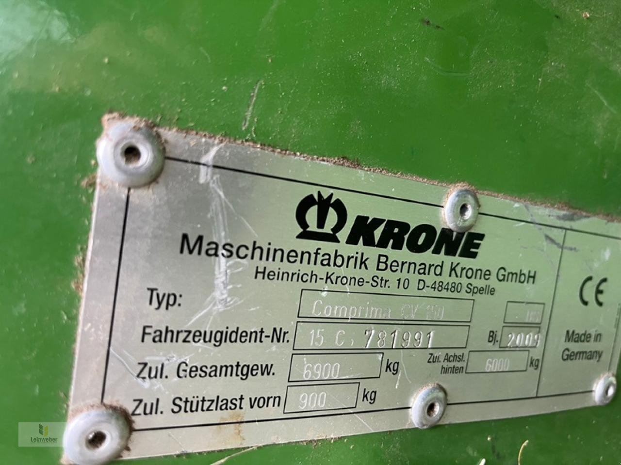 Press-/Wickelkombination del tipo Krone Comprima CV 150 XC, Gebrauchtmaschine en Neuhof - Dorfborn (Imagen 11)