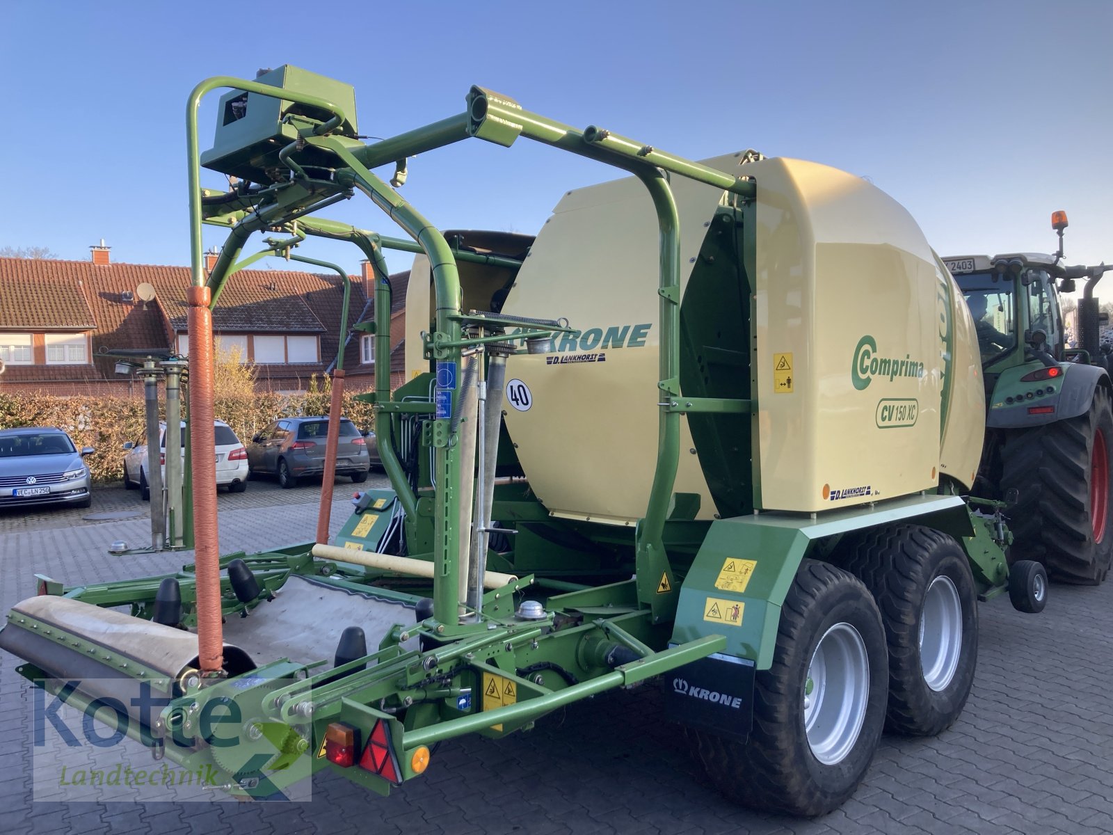 Press-/Wickelkombination of the type Krone Comprima CV 150 XC, Gebrauchtmaschine in Rieste (Picture 3)