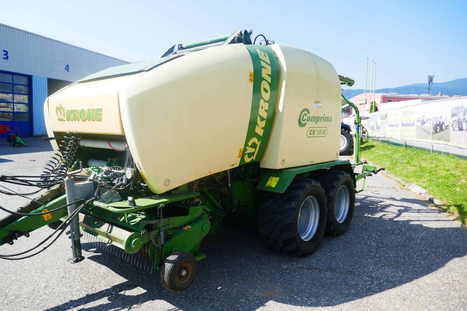 Press-/Wickelkombination del tipo Krone Comprima CV 150 XC, Gebrauchtmaschine In Villach (Immagine 7)