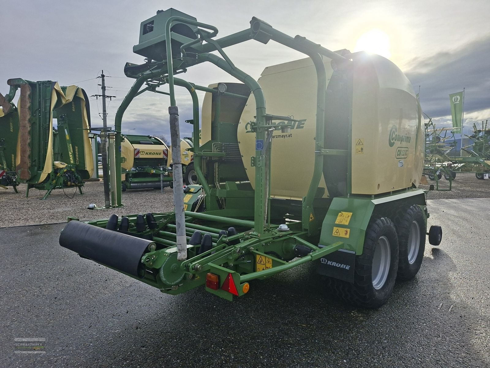 Press-/Wickelkombination типа Krone Comprima CV 150 XC, Gebrauchtmaschine в Gampern (Фотография 8)