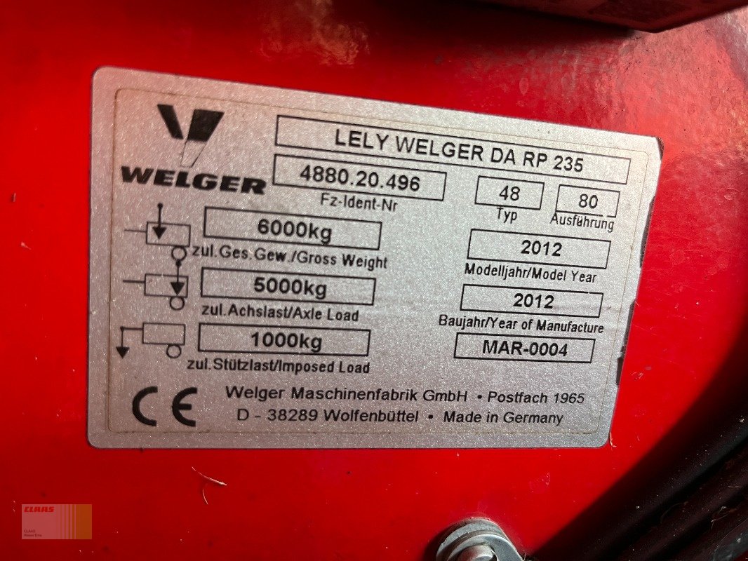 Press-/Wickelkombination του τύπου Lely WELGER DOUBLE ACTION DA RP 235 PROFI, Gebrauchtmaschine σε Westerstede (Φωτογραφία 18)