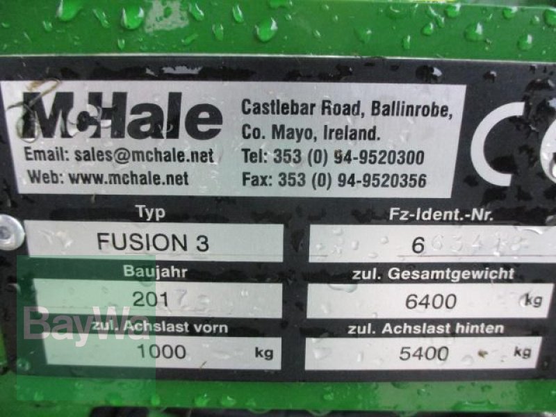 Press-/Wickelkombination des Typs McHale FUSION 3 PLUS  #323, Gebrauchtmaschine in Schönau b.Tuntenhausen (Bild 13)