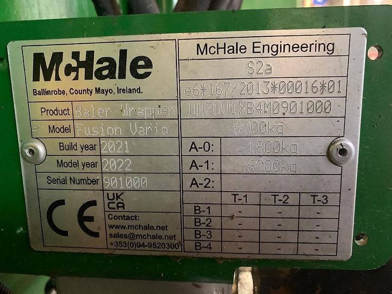 Press-/Wickelkombination tipa McHale Fusion Vario, Gebrauchtmaschine u Noerdange (Slika 7)