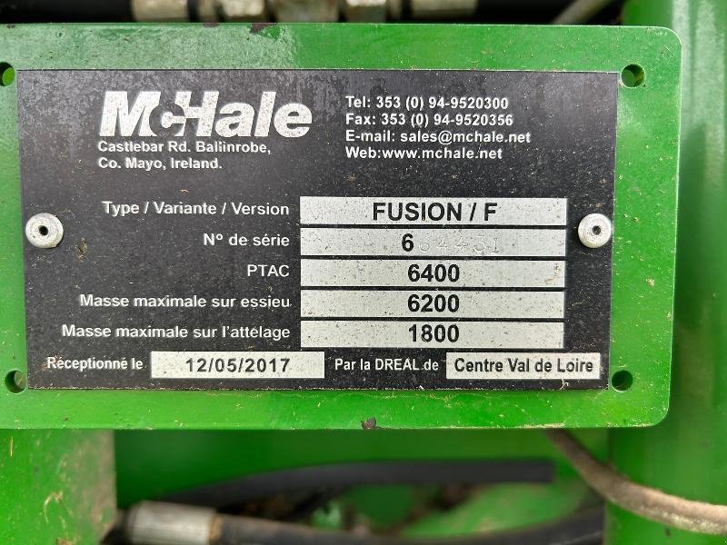 Press-/Wickelkombination des Typs McHale FUSION3, Gebrauchtmaschine in LANDIVISIAU (Bild 8)