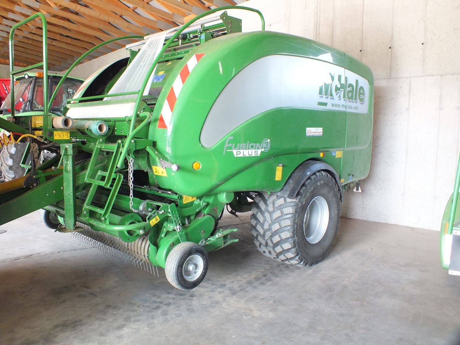 Press-/Wickelkombination del tipo McHale McHale Fusion 3 Plus Press-Wickelkombination, Gebrauchtmaschine en Putzleinsdorf (Imagen 2)