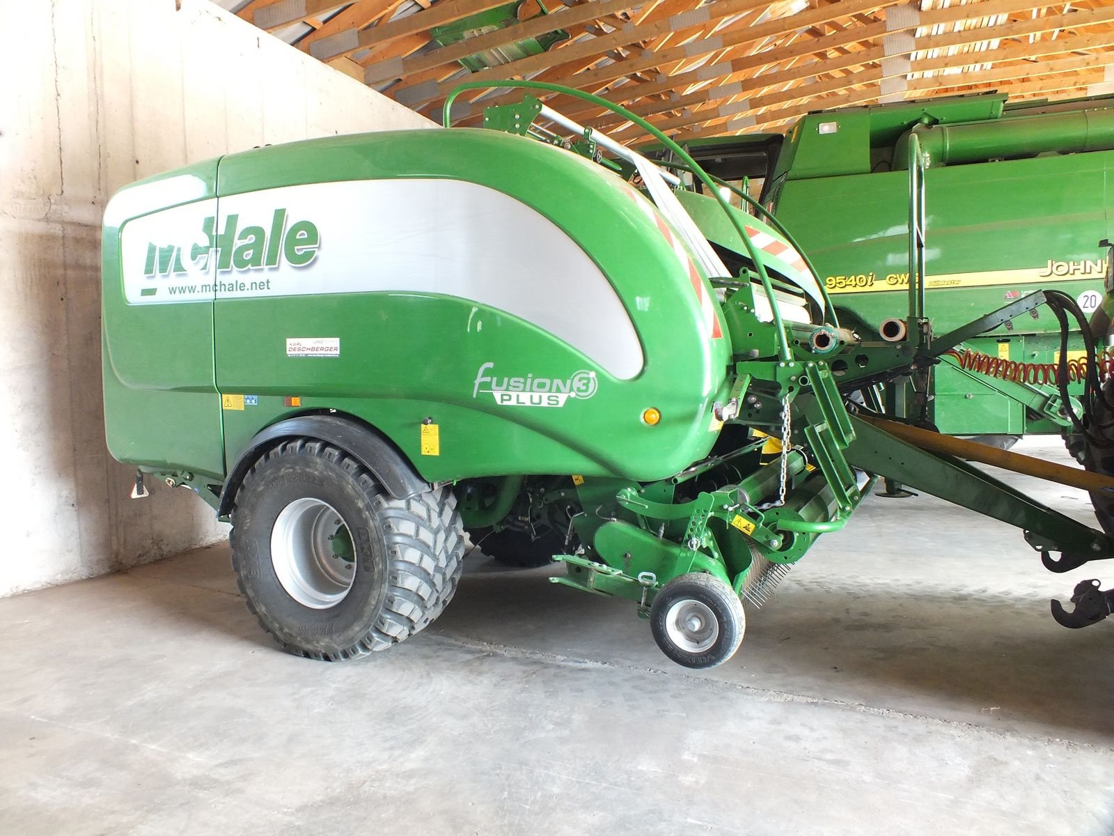 Press-/Wickelkombination del tipo McHale McHale Fusion 3 Plus Press-Wickelkombination, Gebrauchtmaschine en Putzleinsdorf (Imagen 1)