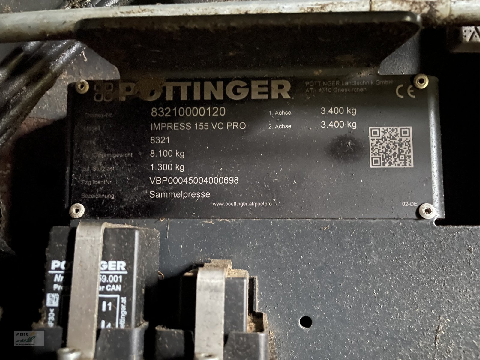 Press-/Wickelkombination a típus Pöttinger Impress 155 VC PRO, Gebrauchtmaschine ekkor: Hersbruck (Kép 3)