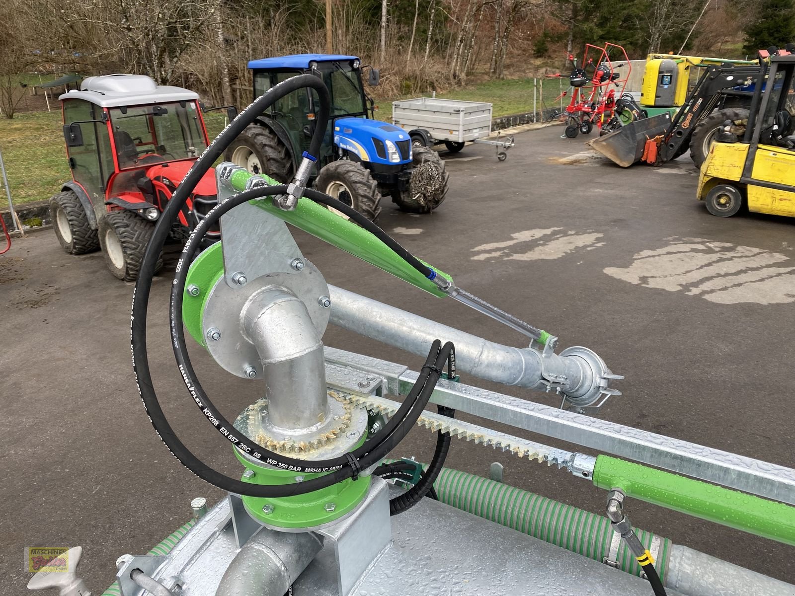 Pumpfass des Typs Bauer Kombifass K 31 Einachs mit Werfer, Neumaschine in Kötschach (Bild 21)