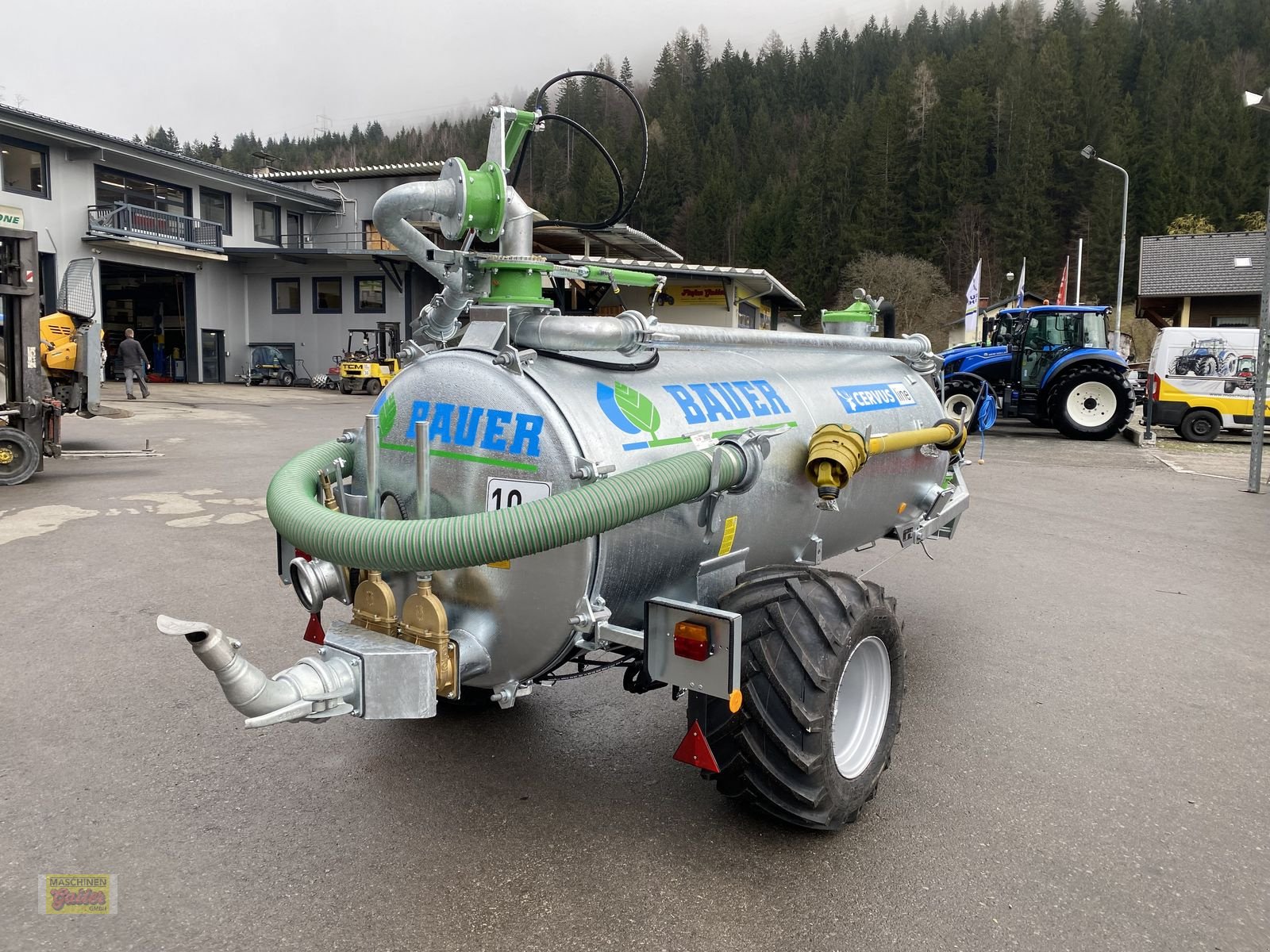 Pumpfass des Typs Bauer Kombifass K 31 Einachs mit Werfer, Neumaschine in Kötschach (Bild 7)