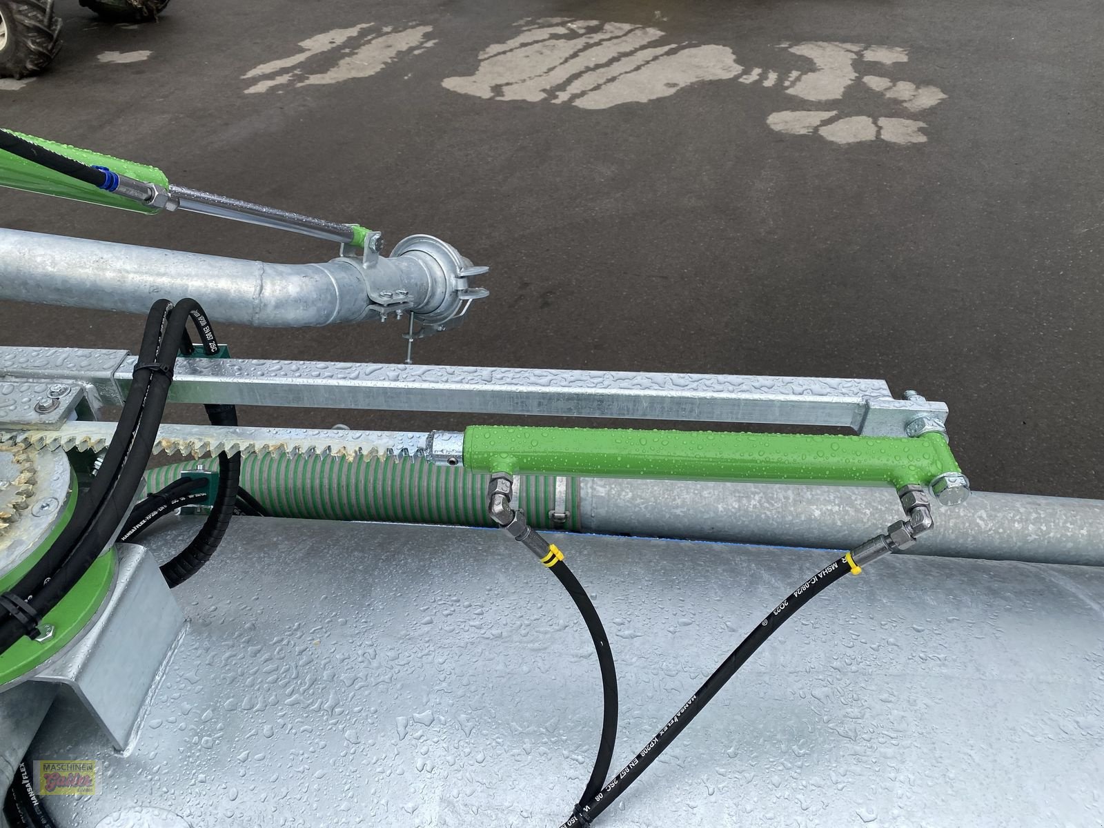 Pumpfass des Typs Bauer Kombifass K 31 Einachs mit Werfer, Neumaschine in Kötschach (Bild 23)