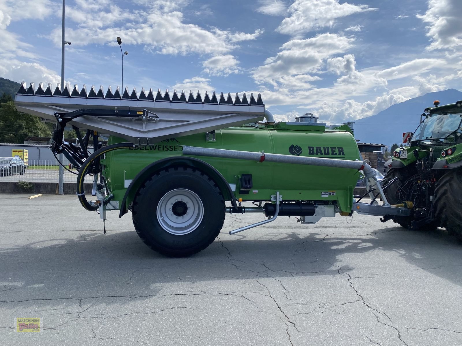 Pumpfass of the type Bauer PTW 9E Edelweiss Pumpfass mit Schleppfix SFA 9, Neumaschine in Kötschach (Picture 17)