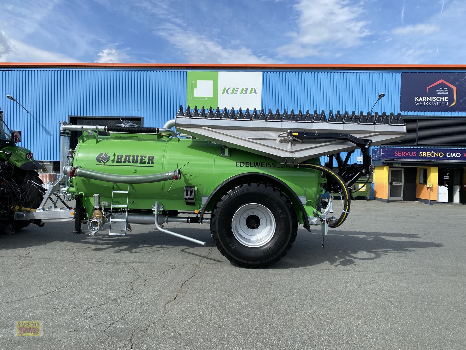 Pumpfass of the type Bauer PTW 9E Edelweiss Pumpfass mit Schleppfix SFA 9, Neumaschine in Kötschach (Picture 3)