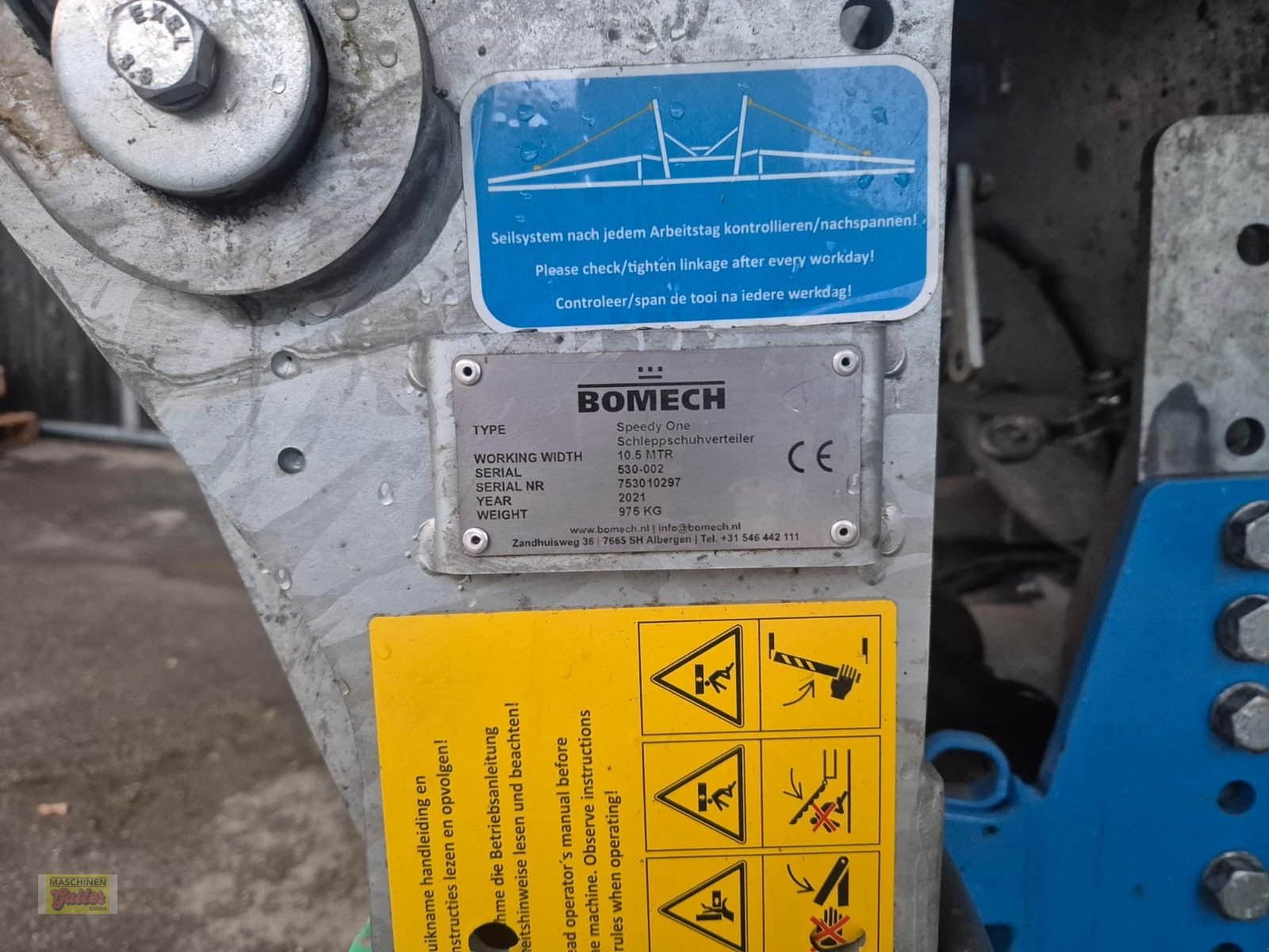 Pumpfass typu Bauer Pumpfass P80 mit Bomech Schleppschuh 10,5m, Gebrauchtmaschine v Kötschach (Obrázek 31)