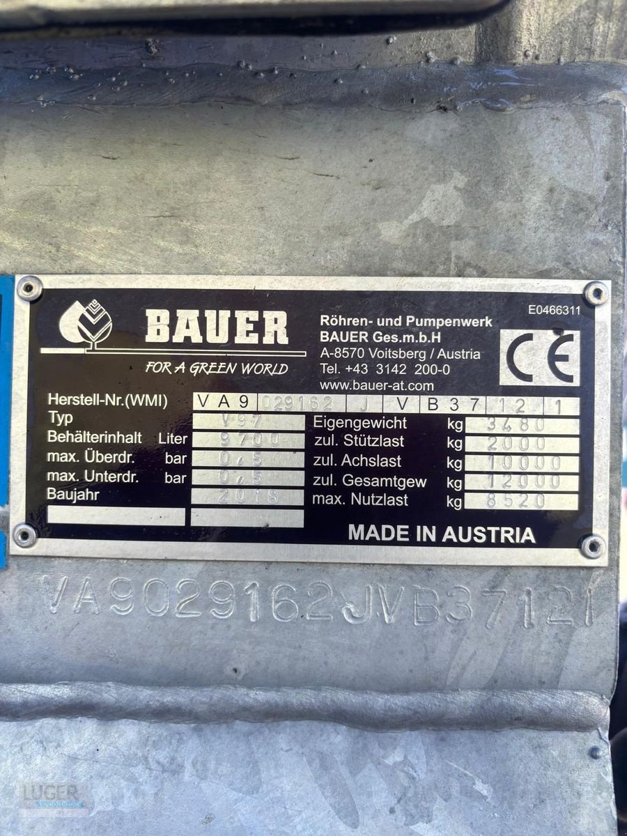Pumpfass a típus Bauer V97, Gebrauchtmaschine ekkor: Niederkappel (Kép 4)