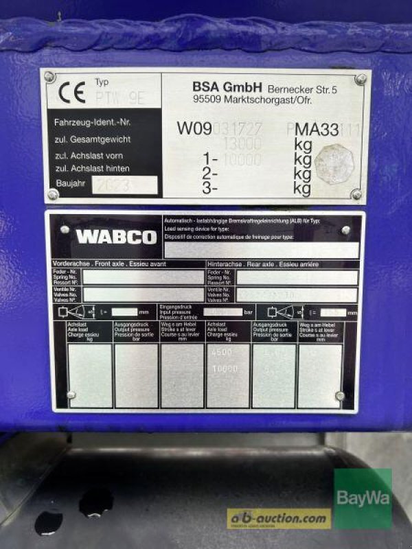 Pumpfass des Typs BSA BSA PTW 9 E EDELWEISS  #454, Vorführmaschine in Schönau (Bild 12)