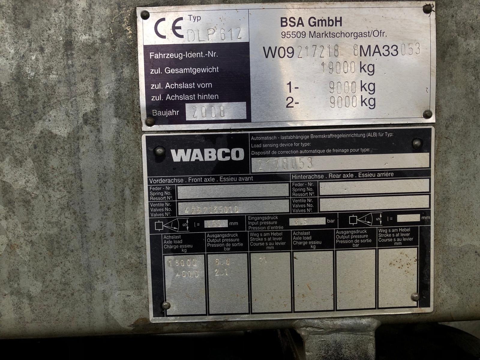 Pumpfass типа BSA DLP 612, Gebrauchtmaschine в Gattendorf (Фотография 9)