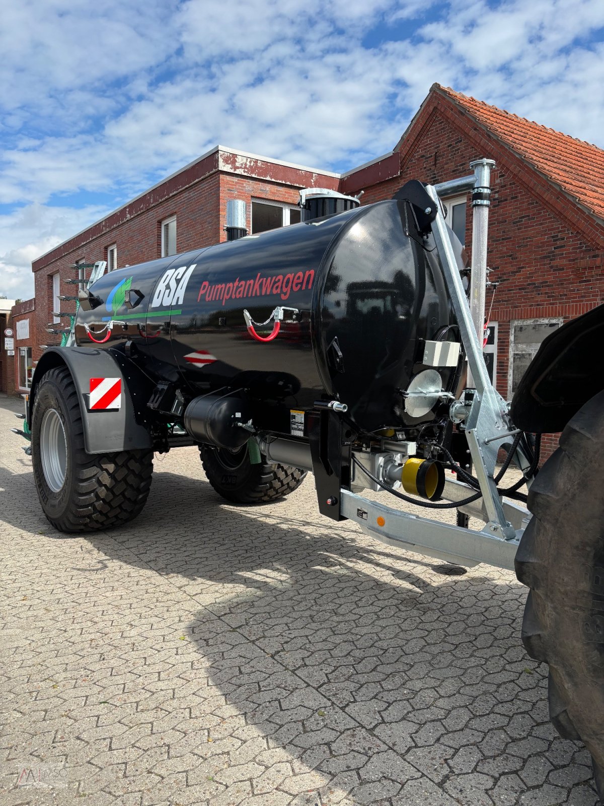 Pumpfass Türe ait BSA PTW 10 Pumptankwagen, Neumaschine içinde Berumerfehn (resim 4)