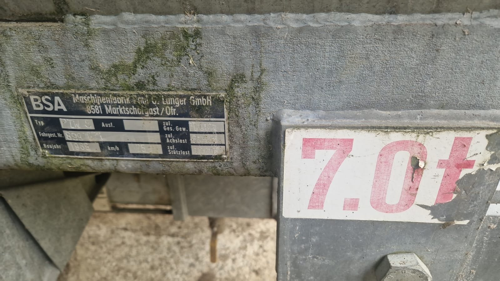 Pumpfass Türe ait BSA PTW 5, Gebrauchtmaschine içinde seeshaupt (resim 2)