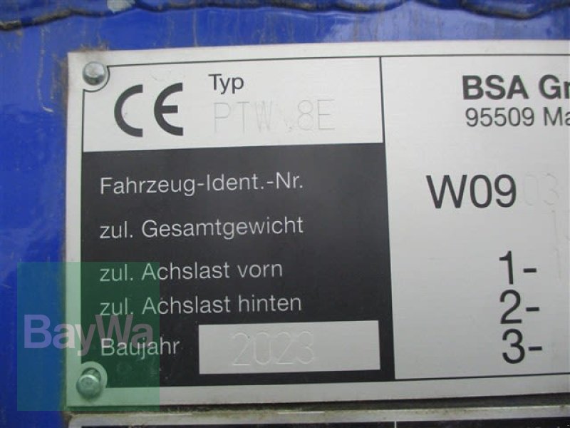 Pumpfass Türe ait BSA PTW 8 E EDELWEISS-EDITION, Vorführmaschine içinde Schönau b.Tuntenhausen (resim 21)