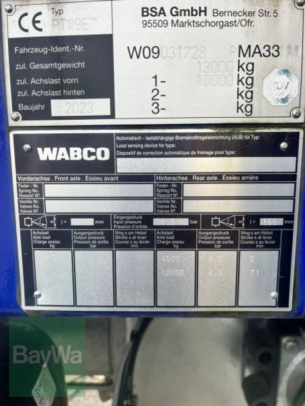 BSA PTW 9 E EDELWEISS #455, Vorführmaschine, Baujahr: 2023 (Bild 7) Pumpfass des Typs BSA PTW 9 E EDELWEISS #455, Vorführmaschine in Altoetting (Bild 7)