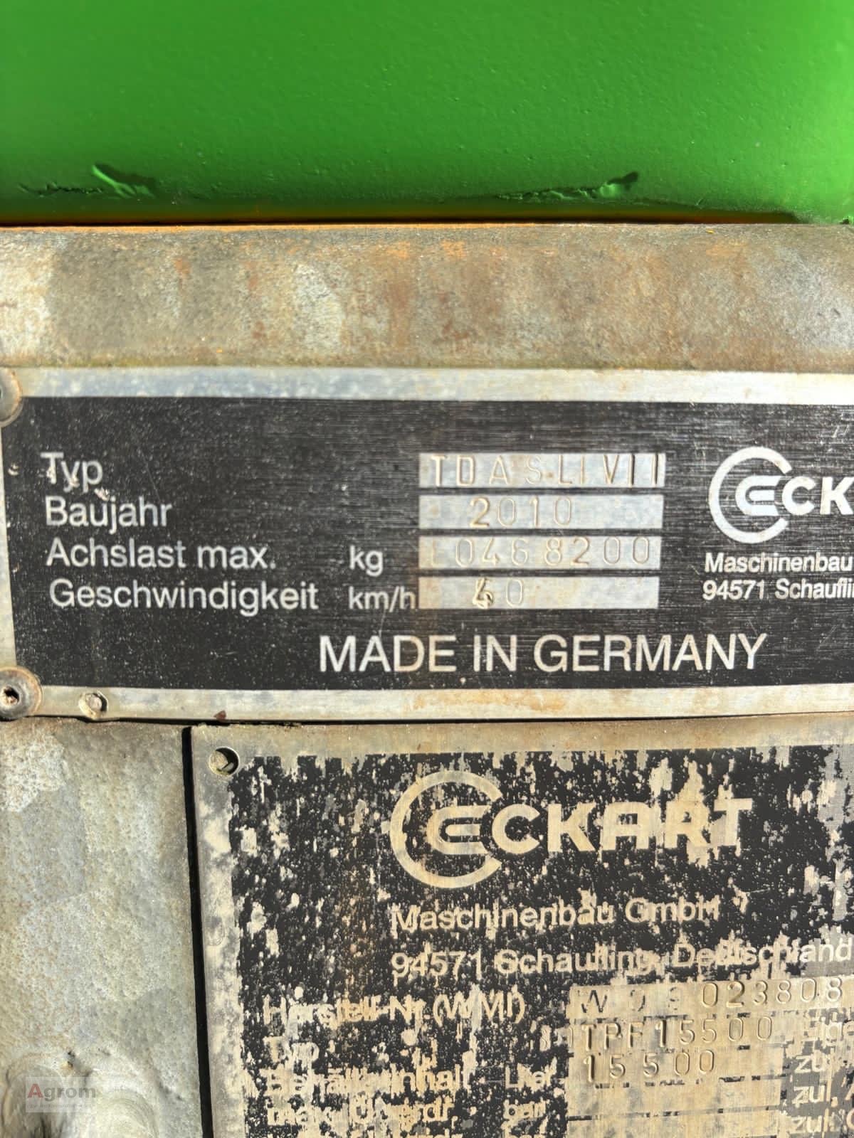 Pumpfass van het type Eckart PF 15500, Gebrauchtmaschine in Riedhausen (Foto 11)