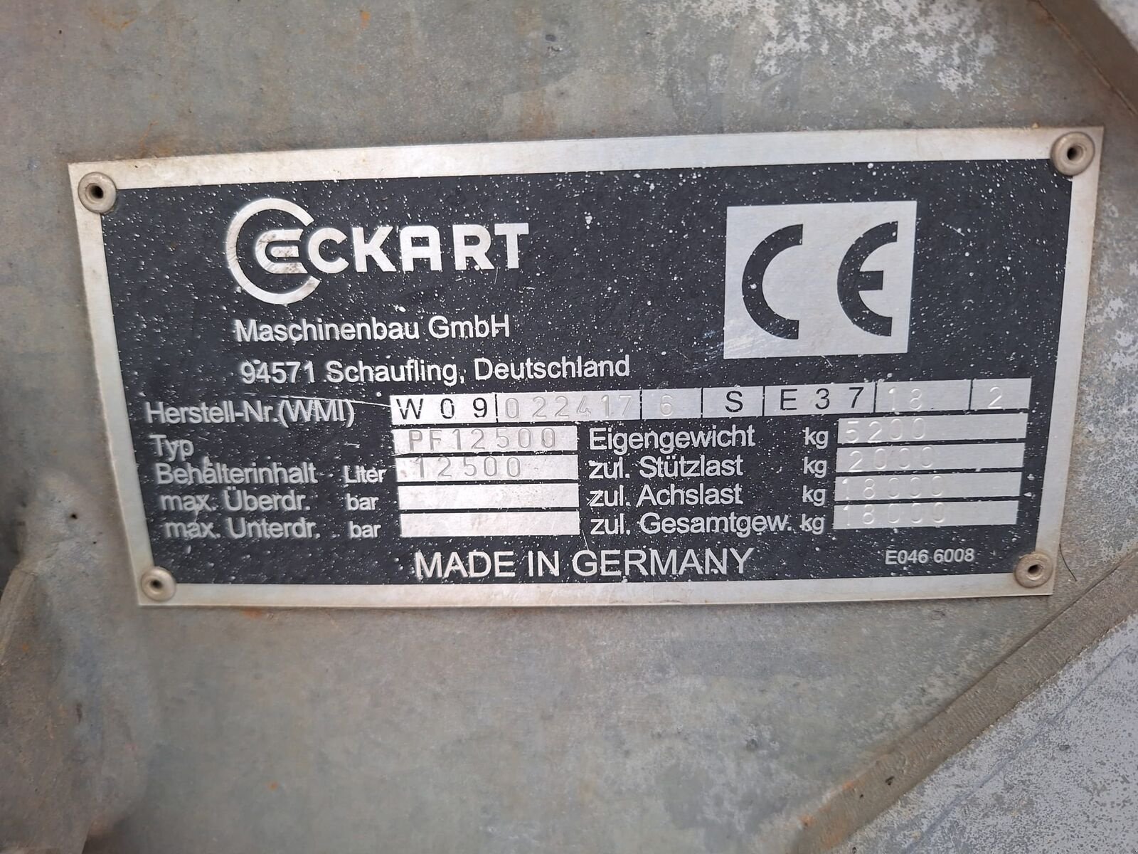 Pumpfass типа Eckart Polyfass 12500, Gebrauchtmaschine в Bergheim (Фотография 4)