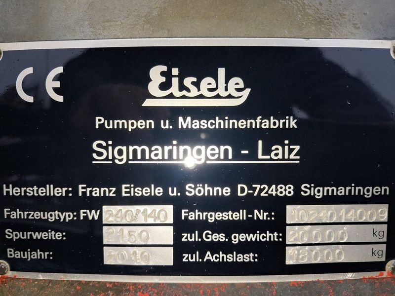 Pumpfass of the type Eisele FW240/140 Tandemfass, Gebrauchtmaschine in St. Marienkirchen (Picture 11)