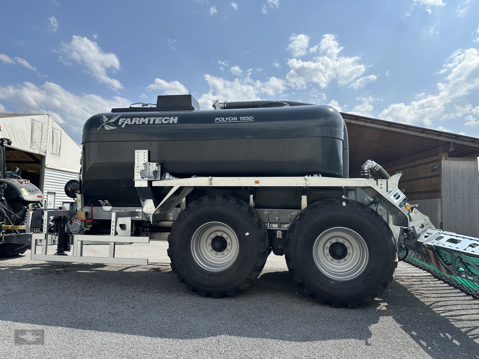 Pumpfass del tipo Farmtech Polycis 1550 Schleppschuhfass 15 m Sonderpreis Aktion, Neumaschine In Rankweil (Immagine 4)