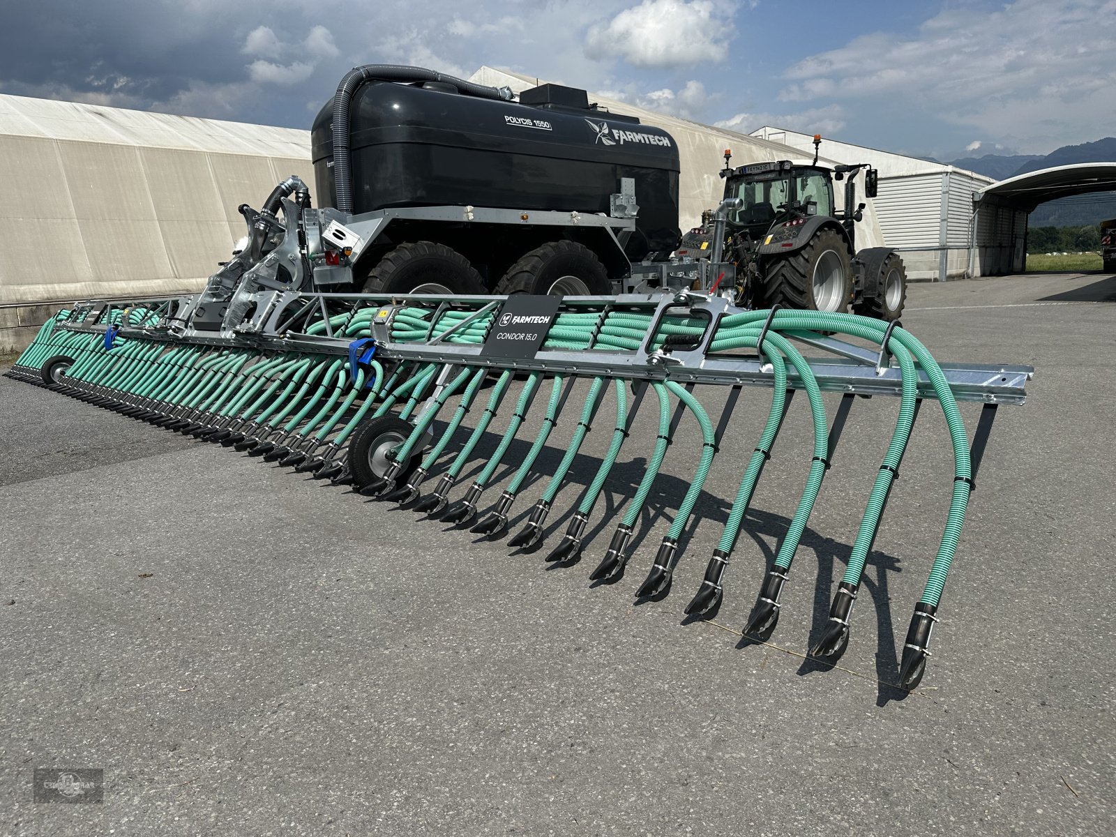 Pumpfass del tipo Farmtech Polycis 1550 Schleppschuhfass 15 m Sonderpreis Aktion, Neumaschine In Rankweil (Immagine 8)