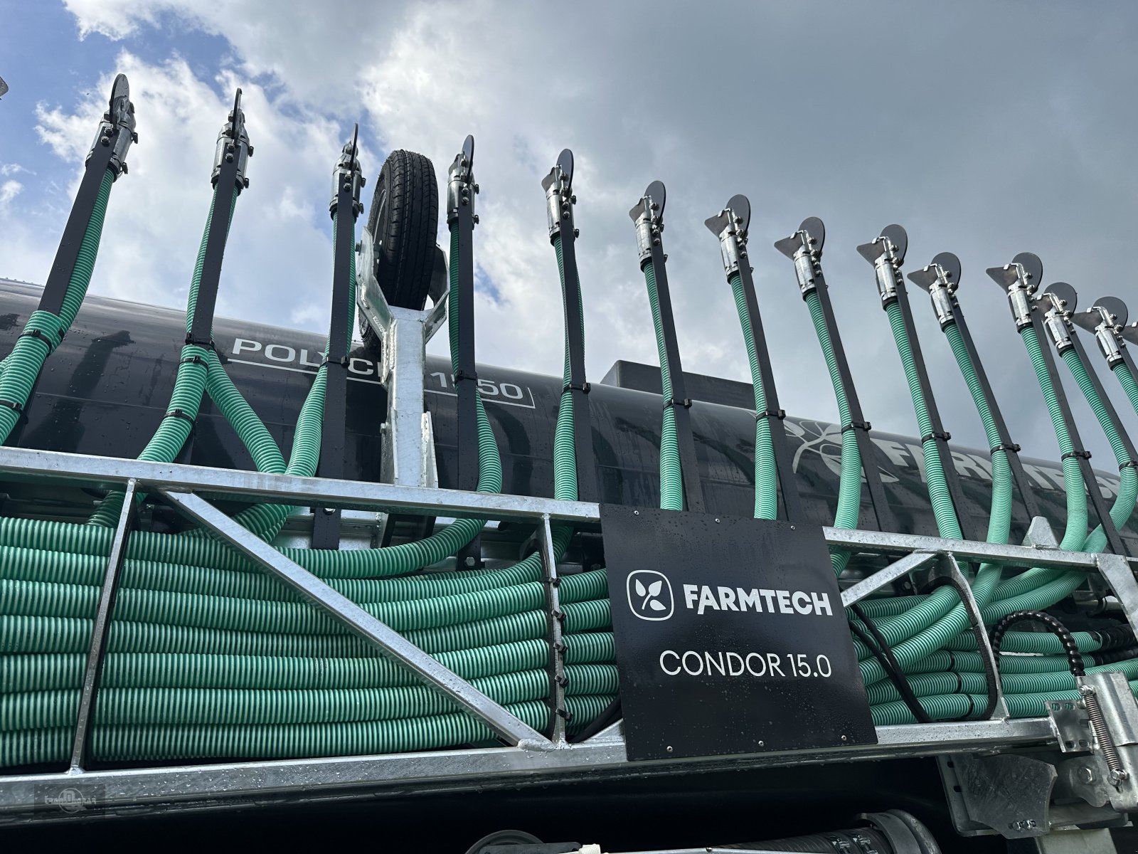 Pumpfass del tipo Farmtech Polycis 1550 Schleppschuhfass 15 m Sonderpreis Aktion, Neumaschine In Rankweil (Immagine 22)