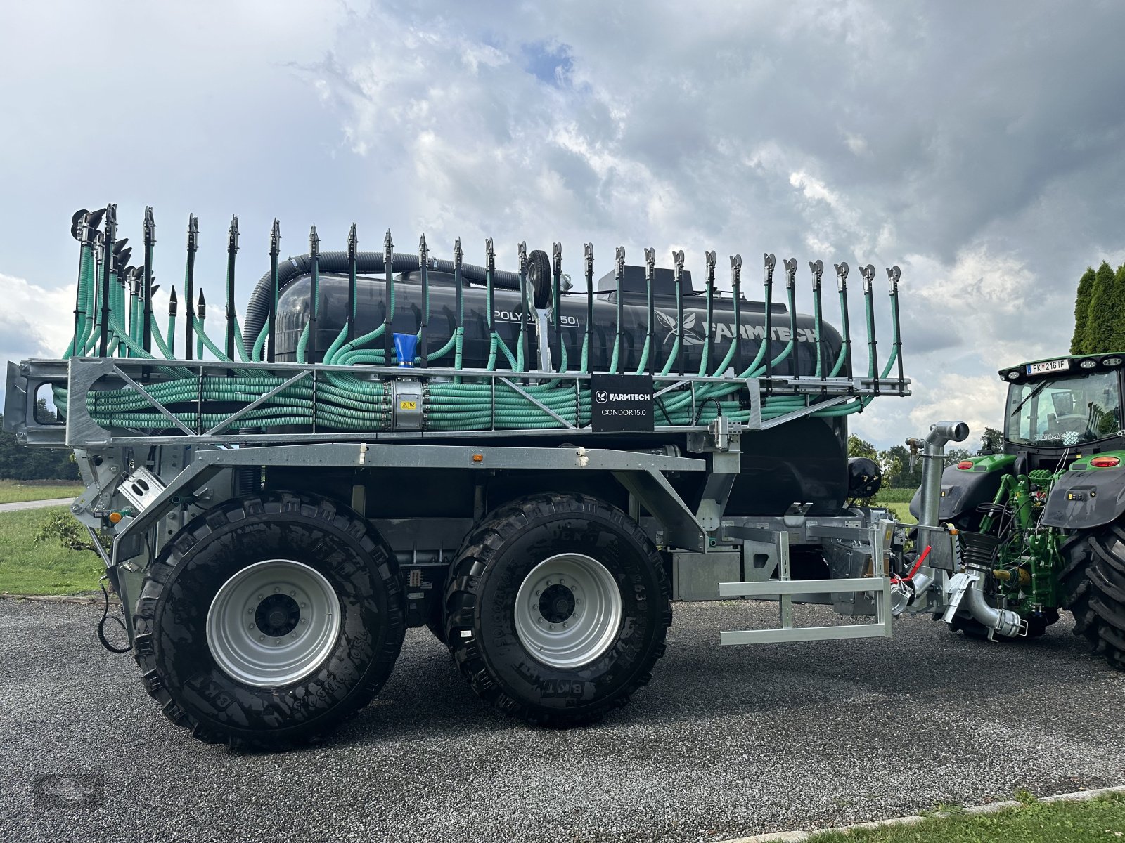 Pumpfass del tipo Farmtech Polycis 1550 Schleppschuhfass 15 m Sonderpreis Aktion, Neumaschine In Rankweil (Immagine 2)