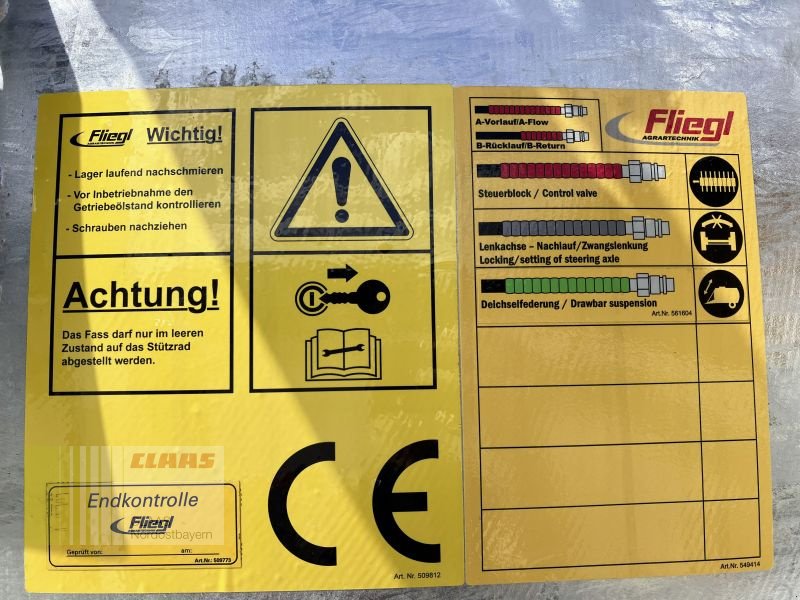 Pumpfass des Typs Fliegl PFW 12000 + SKATE 150, Neumaschine in Freystadt (Bild 17)