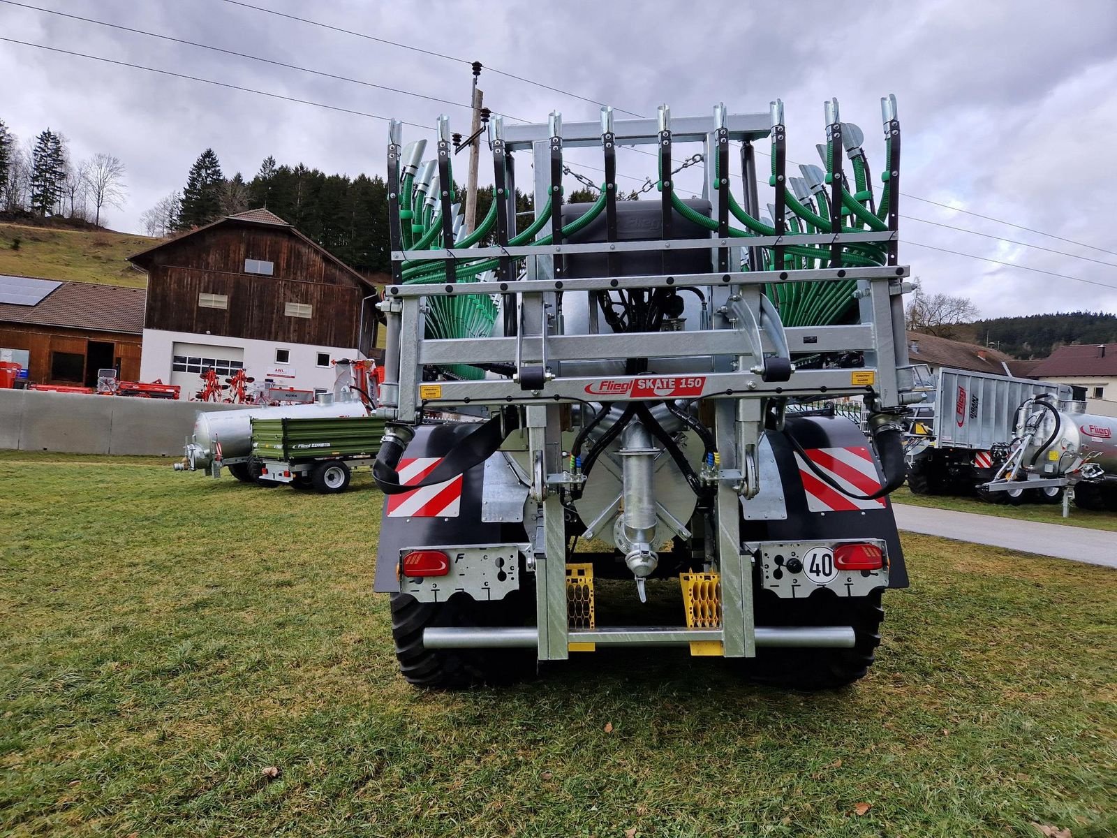 Pumpfass del tipo Fliegl VFW 12000 MAXX Line Plus + SKATE 2.0 150, Neumaschine In Grünbach (Immagine 4)