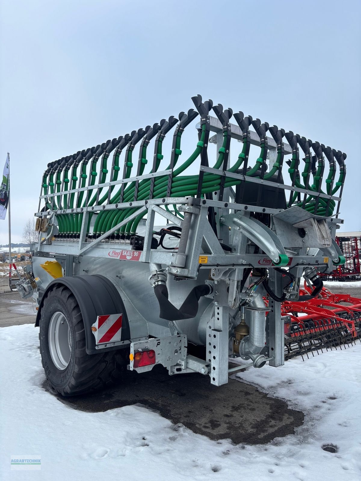 Pumpfass Türe ait Fliegl VFW 6200 Jumbo Line mit Skate 90, Gebrauchtmaschine içinde Pettenbach (resim 2)