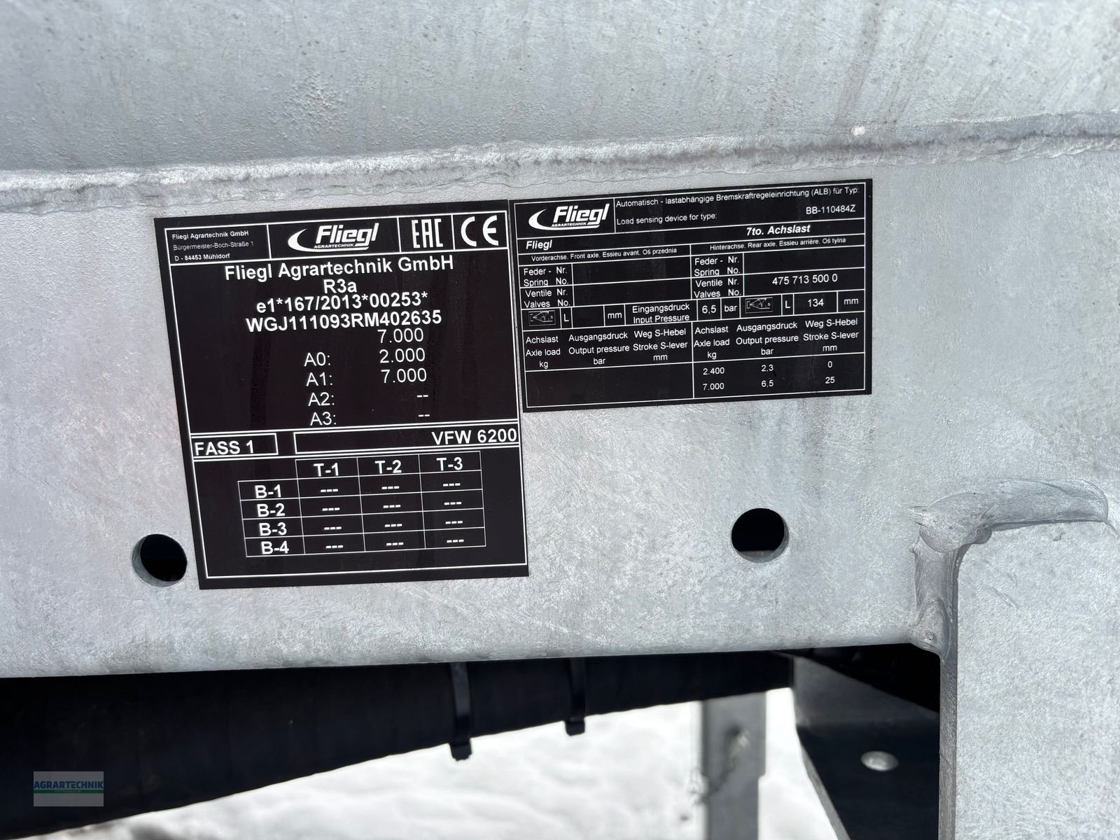 Pumpfass Türe ait Fliegl VFW 6200 Jumbo Line mit Skate 90, Gebrauchtmaschine içinde Pettenbach (resim 6)